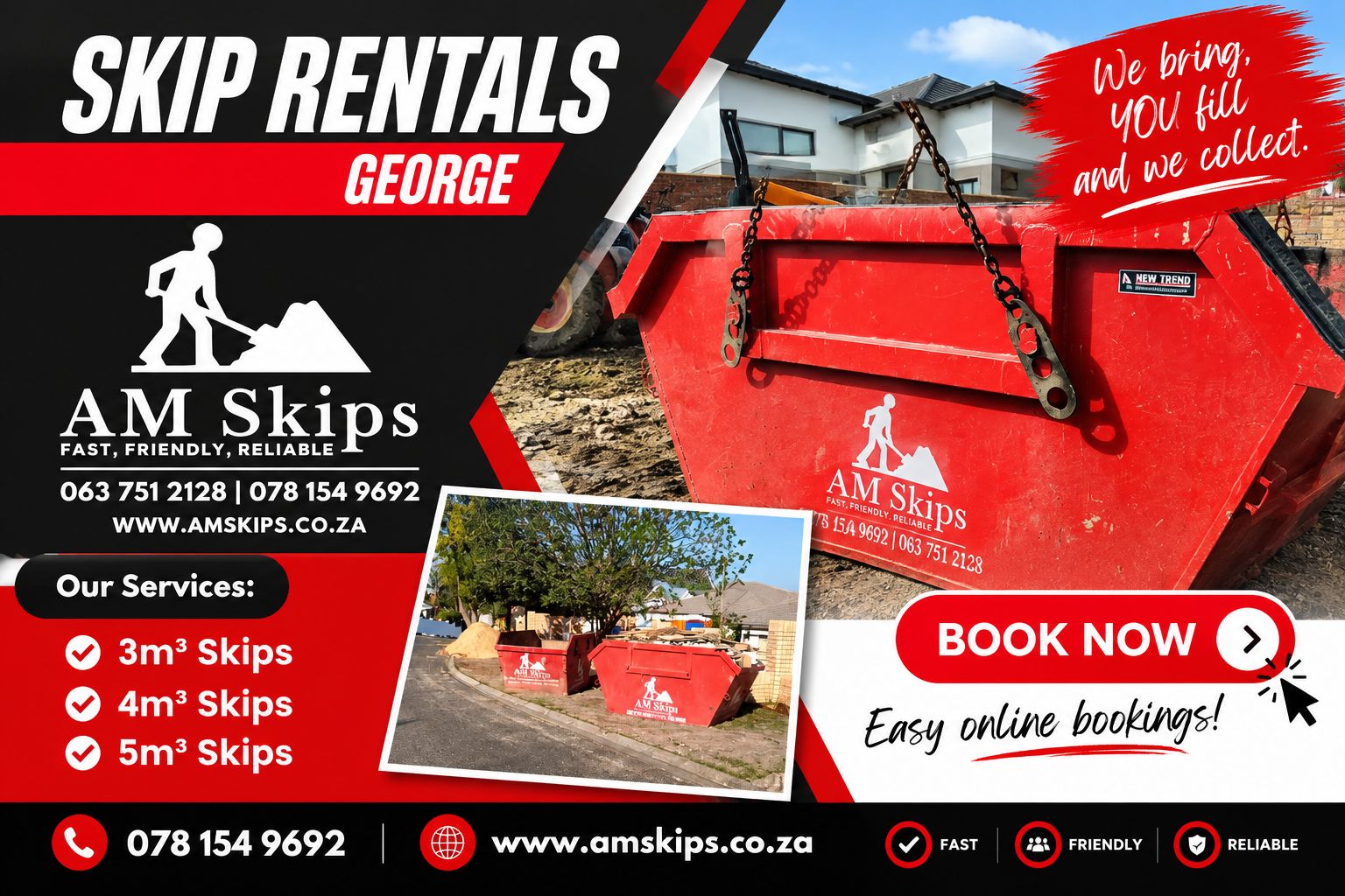 AM Skips - Booking Your Skip Online with AM Skips